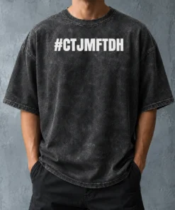 Good Awesome Tiakola #Ctjmftdh French Rap Fan Washed T-Shirt