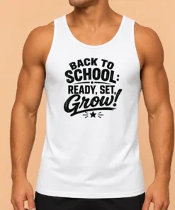 Good Back To School Motivational Silhouette Students Tank Top