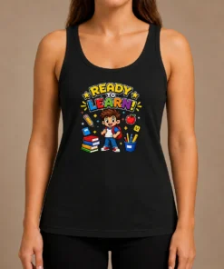Good Back To School Ready To Learn Pixel Tank Top