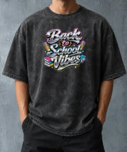 Good Back To School Vibes Y2K Washed T-Shirt