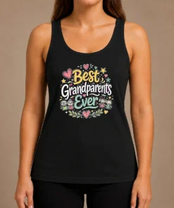 Good Best Grandparents Ever For Grandparents Doodle Typograp Tank Top
