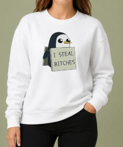 Good Hot Gunter The Penguin I Steal Bitches Adventure Time Sweater
