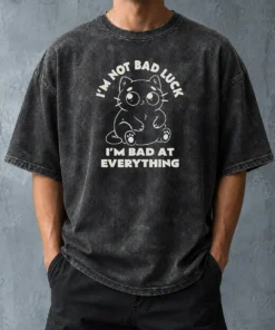 Good I'M Bad At Everything Washed T-Shirt