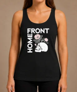 Good Official Homefront Skull Flowers Tank Top