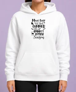 Good Original Move Over Hot Girl Summer It'S Spooky Bitch Season Halloween Hoodie