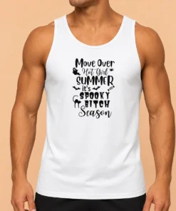 Good Original Move Over Hot Girl Summer It'S Spooky Bitch Season Halloween Tank Top