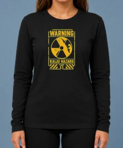 Good Pretty Omega Class Kaiju Hazard Warning Geek Long Sleeve Shirt