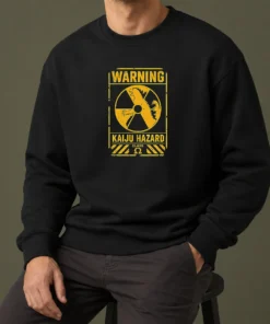 Good Pretty Omega Class Kaiju Hazard Warning Geek Sweater