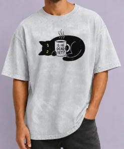 Happy Pretty SchröDinger'S Roommate Washed T-Shirt