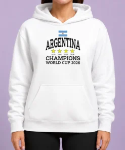 Hot Argentina Champions FIFA World Cup 2026 Hoodie