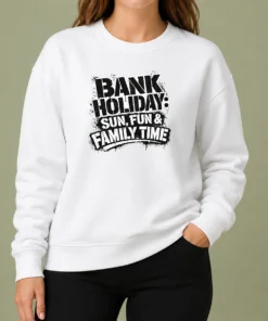 Hot Awesome Summer Bank Holiday Family Time Stencil Sweater