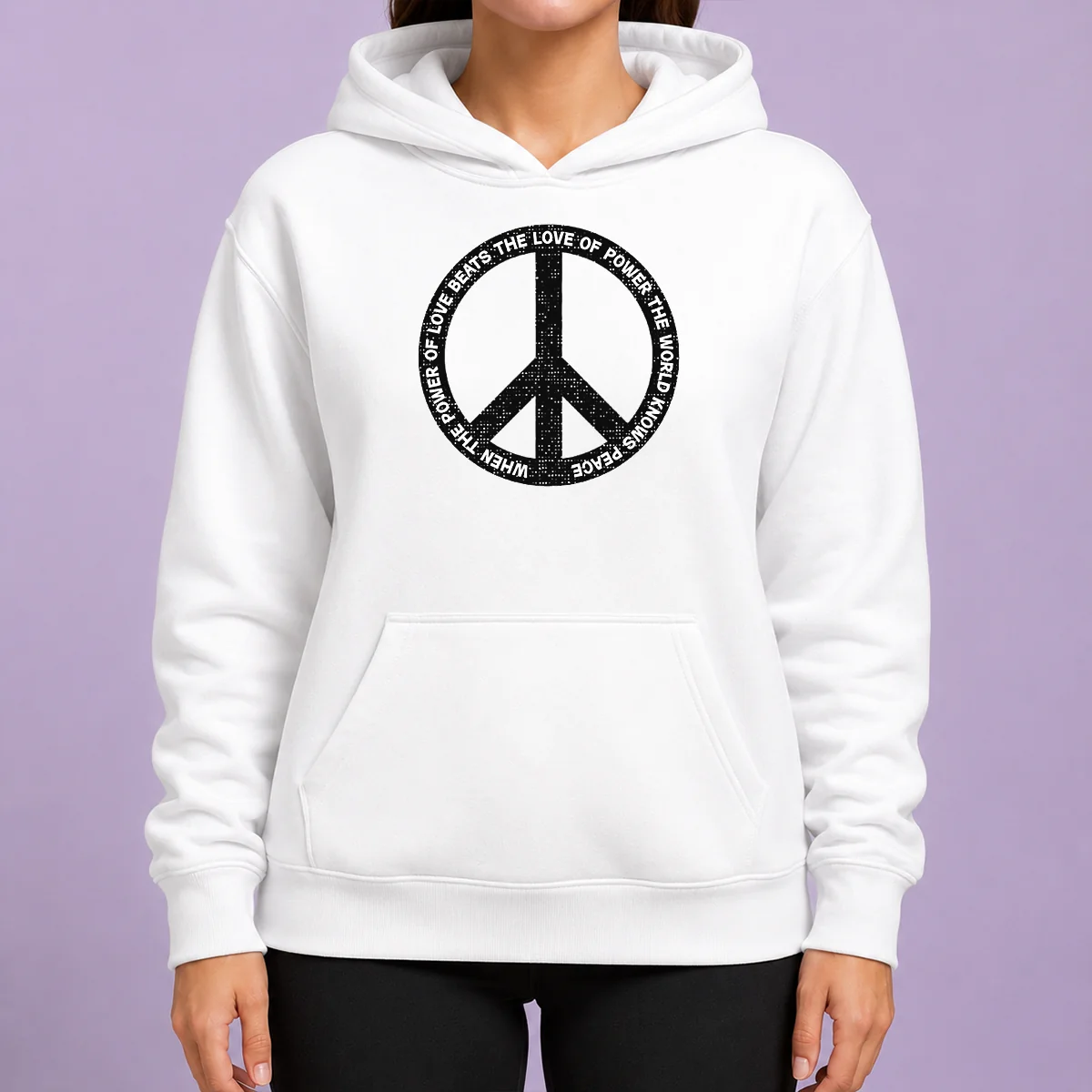 Hot Awesome When The Power Love Beats The Love Of Power Hoodie