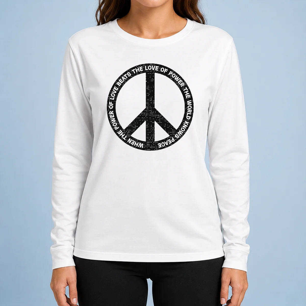 Hot Awesome When The Power Love Beats The Love Of Power Long Sleeve Shirt