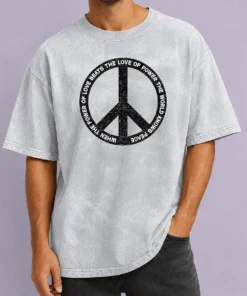 Hot Awesome When The Power Love Beats The Love Of Power Washed T-Shirt