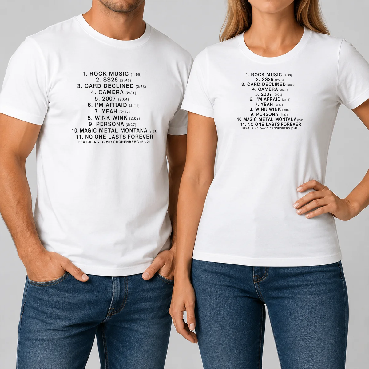 Hot Charli Rock Music SS26 Tracklist Shirt Hot Charli Rock Music SS26 Tracklist Shirt