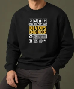Hot Devops Engineer Humorous Infographic Icons Knower Of Everything Superhero Sweater