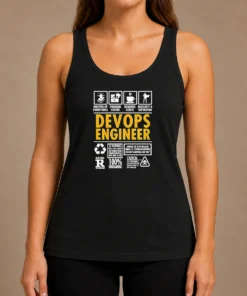 Hot Devops Engineer Humorous Infographic Icons Knower Of Everything Superhero Tank Top
