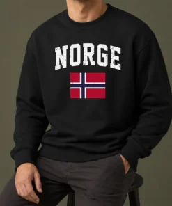 Hot Funny Norge Flag Norway Norwegian Souvenir Sweater