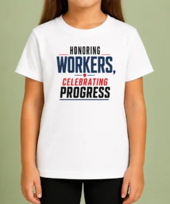 Hot Good Labour Day Celebration Honoring Workers Minimalist Kids T-Shirt