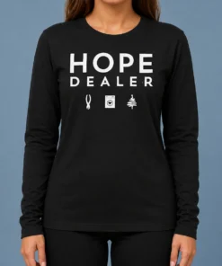 Hot Hope Dealer With Pliers Laundry Machine And Christmas Tree Icons Long Sleeve Shirt