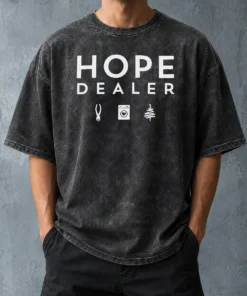 Hot Hope Dealer With Pliers Laundry Machine And Christmas Tree Icons Washed T-Shirt