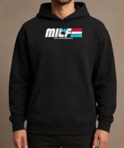 Hot M.I.L.F. Man I Love Fireworks Patriotic Holiday Hoodie