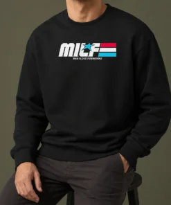 Hot M.I.L.F. Man I Love Fireworks Patriotic Holiday Sweater