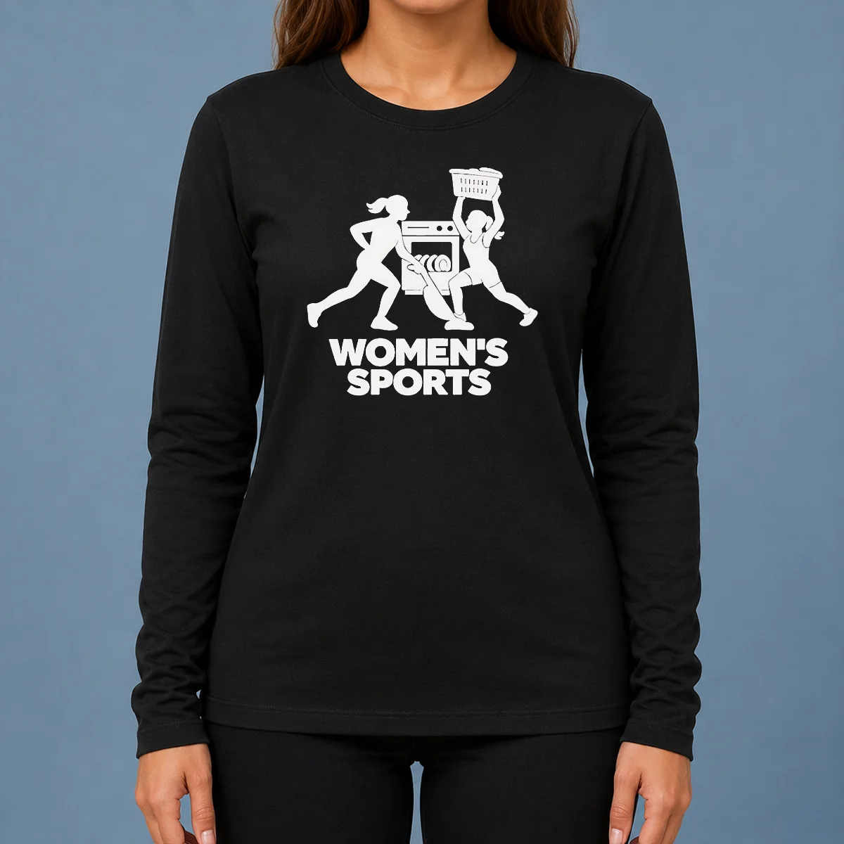 Hot Nice Women'S Sports Sarcastic Household Chores Humor Long Sleeve Shirt
