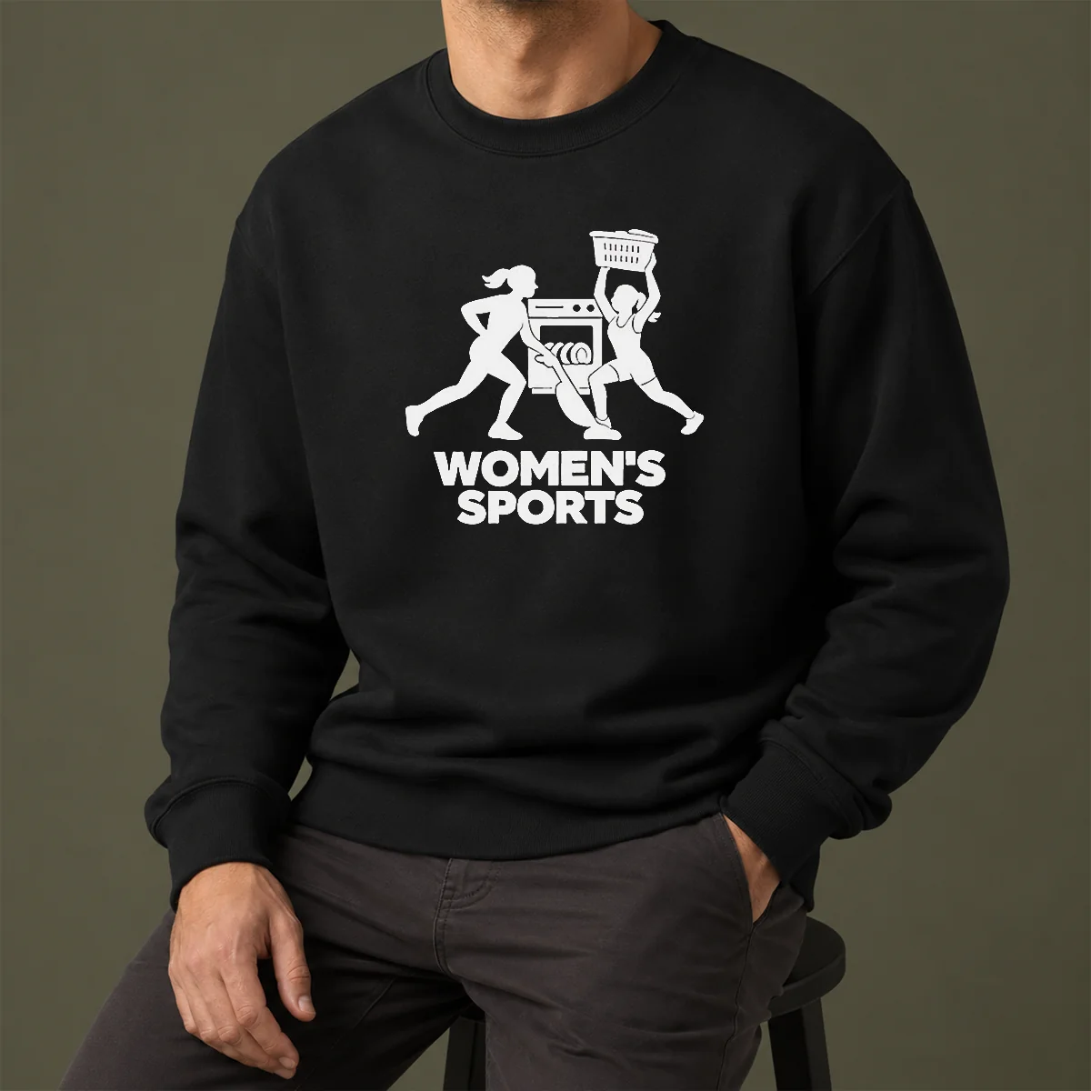 Hot Nice Women'S Sports Sarcastic Household Chores Humor Sweater