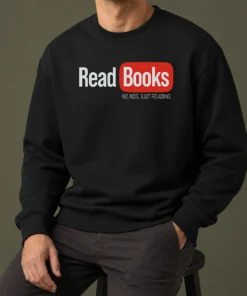 Hot No Ads Just Reading Sweater