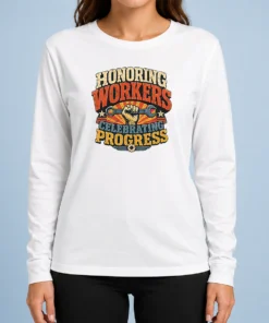 Hot Official Labour Day Vintage For Proud Workers Long Sleeve Shirt