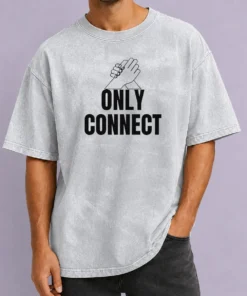 Hot Only Connect Arm Wrestling Hands Washed T-Shirt