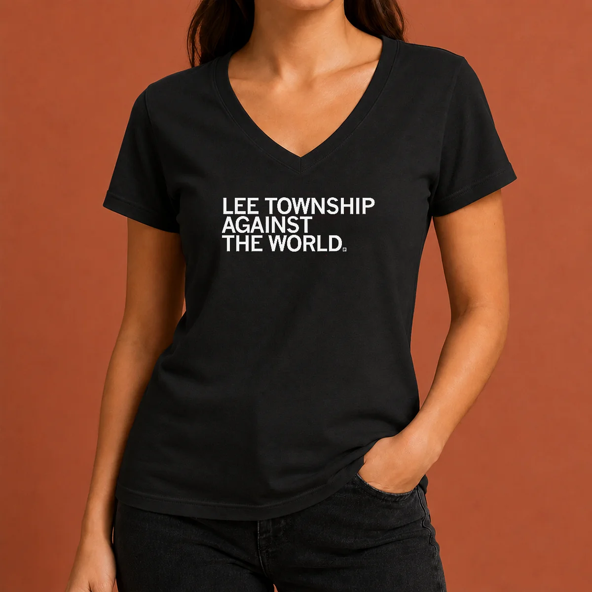 Hot Premium Lee Township Against The V-Neck Shirt Hot Premium Lee Township Against The V-Neck Shirt