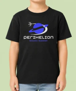 Hot Premium Perihelion Research Transport Geek kids t shirt in bright colors with graphic print