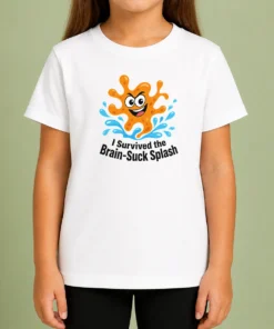 Hot Pretty Cheeky Brain Suck Amoeba Minimalist Kids T-Shirt