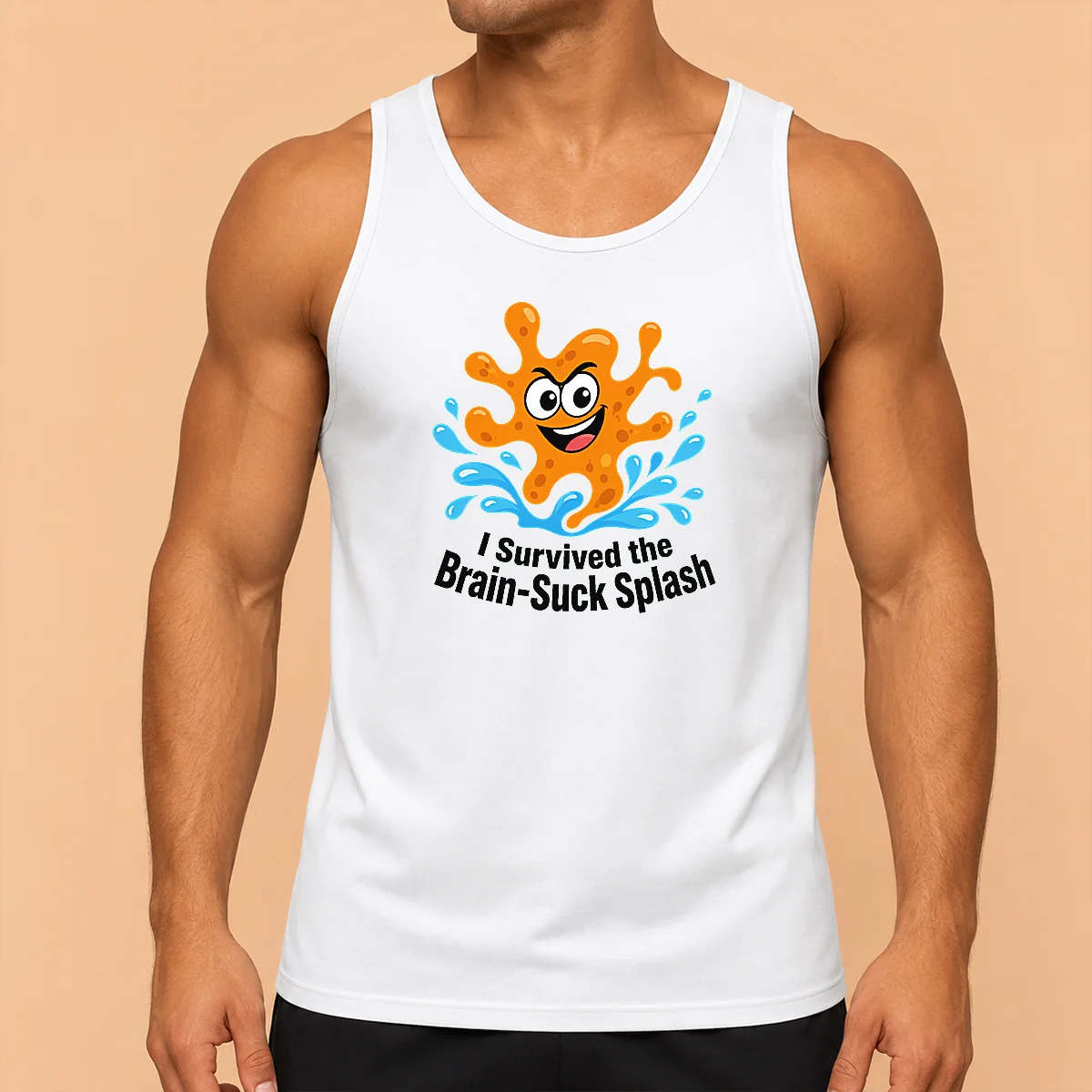 Hot Pretty Cheeky Brain Suck Amoeba Minimalist Tank Top