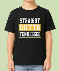 Hot Pretty Straight Outta Tennessee Kids T-Shirt