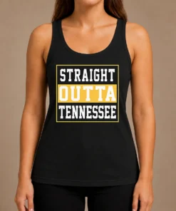 Hot Pretty Straight Outta Tennessee Tank Top