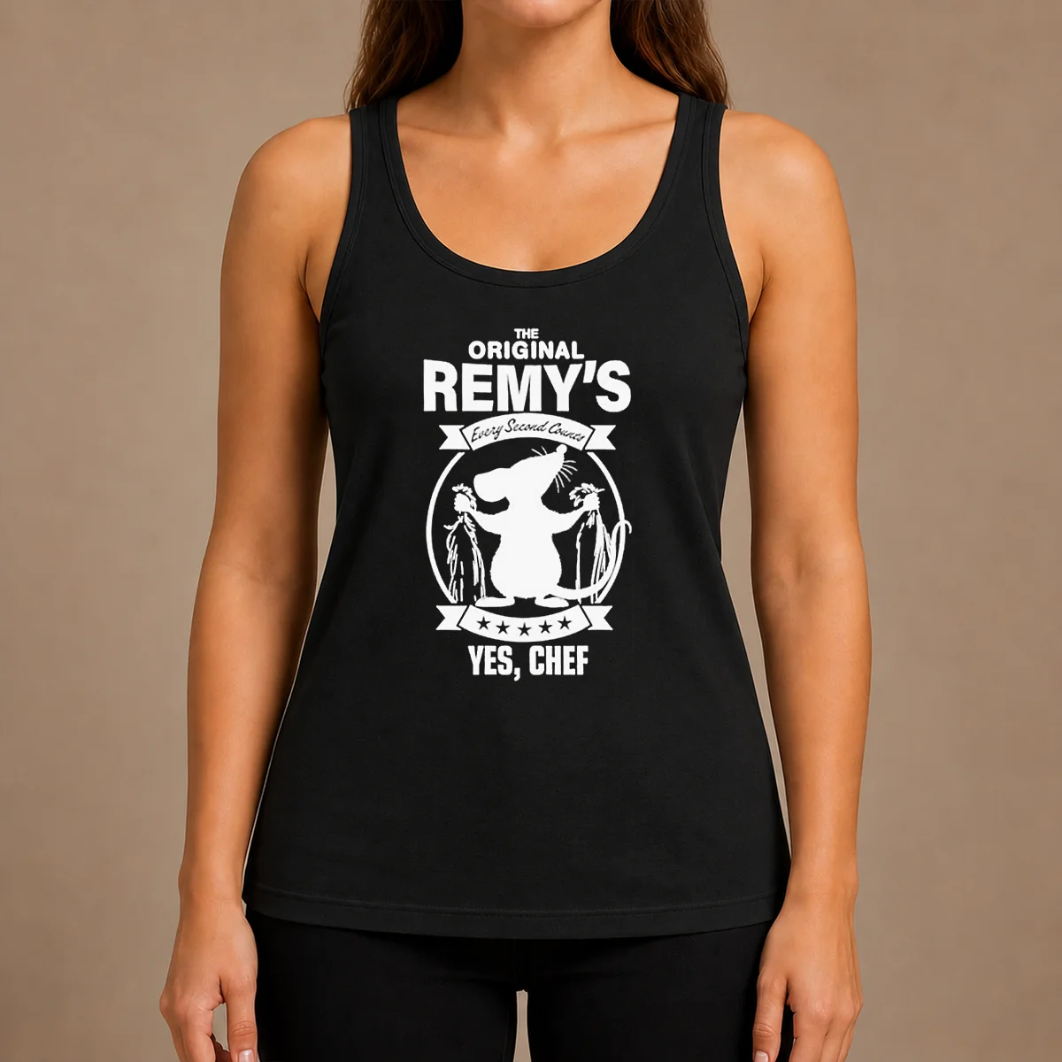 Hot Remy Ratatouille The Original Remy S Every Second Counts Yes Chef Disney Cartoon Tank Top