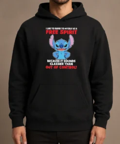 Hot Stitch I Like To Refer To Myself As A Free Spirit Because It Sounds Classier Than Out Of C Hoodie