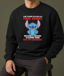 Hot Stitch I Like To Refer To Myself As A Free Spirit Because It Sounds Classier Than Out Of C Sweater