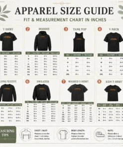 Size chart for Hot Take Me Out To The Ball Game Baseball Stadium with measurements in inches and cm