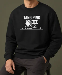 Hot Top Tang Ping Lying Flat Anti Hustle Culture Sweater
