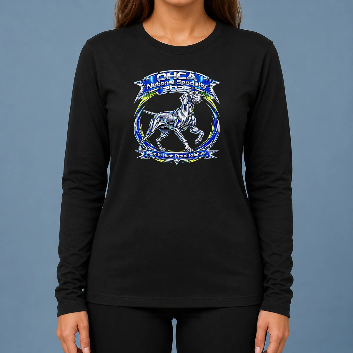 Nice Awesome 2026 OHCA National Specialty Y2K Style Hunting Dog Long Sleeve Shirt