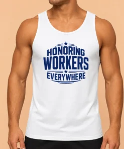 Nice Awesome Labour Day Workers Pride Line Art Tank Top