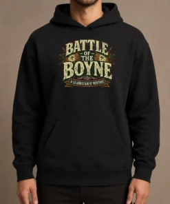 Nice Battle Of The Boyne Heritage Celebration Retro Distressed Hoodie