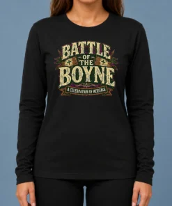 Nice Battle Of The Boyne Heritage Celebration Retro Distressed Long Sleeve Shirt