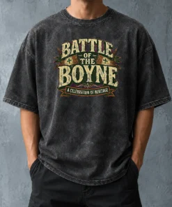 Nice Battle Of The Boyne Heritage Celebration Retro Distressed Washed T-Shirt