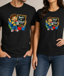 Nice Excited Student Back To School Vector