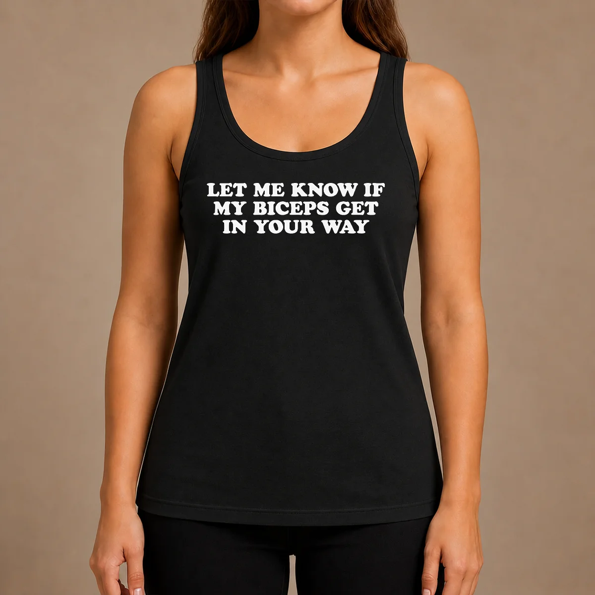 Nice Funny Let Me Know Tank Top